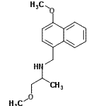 CAS#: 353778-44-6, 1-Methoxy-N-[(4-Methoxy-1-Naphthyl)Methyl]-2-Propanamine