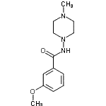 CAS 登录号：353786-95-5， 3-甲氧基-N-(4-甲基-1-哌嗪基)苯甲酰胺