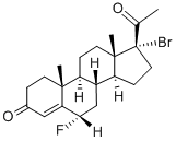 CAS 登录号：3538-57-6， 卤孕酮