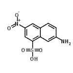 CAS 登录号：35439-66-8， 7-氨基-3-硝基-1-萘磺酸