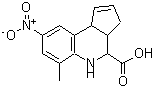 CAS#: 354815-34-2, 6-Methyl-8-Nitro-3A,4,5,9B-Tetrahydro-3H-Cyclopenta[c]Quinoline-4-Carboxylic Acid