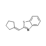 CAS#: 35491-12-4, 2-(Cyclopentylidenemethyl)-1,3-Benzothiazole