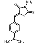 CAS#: 35533-27-8, (5Z)-3-Amino-5-[4-(Dimethylamino)Benzylidene]-2-Thioxo-1,3-Thiazolidin-4-One