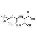 CAS#: 355377-13-8, (2Z)-3-Amino-2-({[(2-Methyl-2-Propanyl)Oxy]Carbonyl}Amino)-2-Butenoic Acid