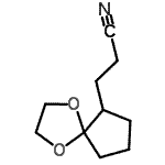 CAS#: 35579-33-0, 3-(1,4-Dioxaspiro[4.4]Non-6-Yl)Propanenitrile