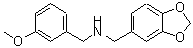 CAS#: 355816-11-4, 1-(1,3-Benzodioxol-5-Yl)-N-(3-Methoxybenzyl)Methanamine