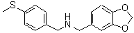 CAS 登录号：355816-47-6， 1-(1,3-苯并二氧戊环-5-基)-N-[4-(甲硫基)苄基]甲胺