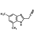 CAS 登录号：355829-91-3， (4,6-二甲基-1H-苯并咪唑-2-基)乙腈