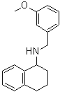 CAS 登录号：356092-08-5， N-(3-甲氧基苄基)-1,2,3,4-四氢-1-萘胺