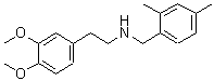 CAS 登录号：356092-22-3， 2-(3,4-二甲氧基苯基)-N-(2,4-二甲基苄基)乙胺