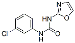 CAS 登录号：35629-49-3， 1-(3-氯苯基)-3-(1,3-恶唑-2-基)脲