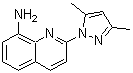 CAS 登录号：356522-39-9， 2-(3,5-二甲基-1H-吡唑-1-基)-8-喹啉胺