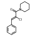 CAS#: 356528-98-8, (2Z)-2-Chloro-3-Phenyl-1-(1-Piperidinyl)-2-Propen-1-One