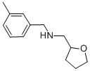 CAS#: 356530-65-9, (3-Methyl-Benzyl)-(Tetrahydro-Furan-2-Ylmethyl)-Amine