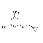 CAS 登录号：356539-49-6， N-(环丙基甲基)-3,5-二甲基苯胺