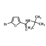 CAS#: 356562-19-1, 5-Bromo-N-(2-Methyl-2-Propanyl)-2-Furamide