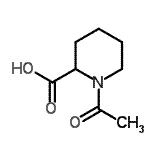 CAS#: 35677-87-3, 1-Acetyl-2-Piperidinecarboxylic Acid
