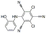 CAS#: 35727-87-8, 2,4-Dichloro-6-[(2-Hydroxyphenyl)Amino]Benzene-1,3,5-Tricarbonitrile