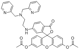 CAS#: 357339-96-9, [6-[2-[Bis(pyridin-2-ylmethyl)amino]ethylamino]-6'-methoxy-3-oxospiro[2-benzofuran-1,9'-xanthene]-3'-yl] acetate