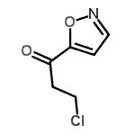 CAS 登录号：357405-31-3， 3-氯-1-(1,2-恶唑-5-基)-1-丙酮
