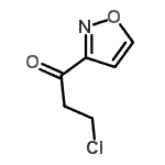 CAS 登录号：357405-87-9， 3-氯-1-(1,2-恶唑-3-基)-1-丙酮