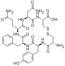 CAS#: 35748-51-7, (4R,7S,10S,16S,19R)-19-Amino-7-(2-Amino-2-Oxoethyl)-10-(3-Amino-3-Oxopropyl)-16-[(4-Hydroxyphenyl)Methyl]-6,9,12,15,18-Pentaoxo-13-(Phenylmethyl)-1,2-Dithia-5,8,11,14,17-Pentazacycloicosane-4-Carboxylic Acid