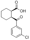 CAS 登录号：357980-62-2， 顺式-2-(3-氯苯甲酰基)环己烷-1-羧酸