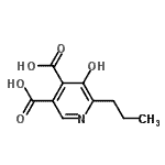 CAS#: 35805-94-8, 5-Hydroxy-6-Propyl-3,4-Pyridinedicarboxylic Acid