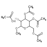 CAS#: 35822-13-0, Acetic Acid; [4,5-Diacetoxy-6-(Acetoxymethyl)-2-Methoxy-Tetrahydropyran-3-Yl]Mercury