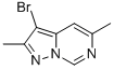 CAS 登录号：35833-97-7， 3-溴-2,5-二甲基-吡唑并[1,5-c]嘧啶