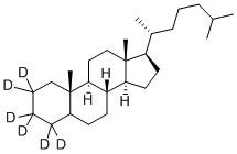 CAS 登录号：358731-18-7， 胆甾烷-2,2,3,3,4,4-D6