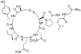 CAS 登录号:35924-96-0, 1-(L-2-羟基-3-巯基丙酸)-缩宫素