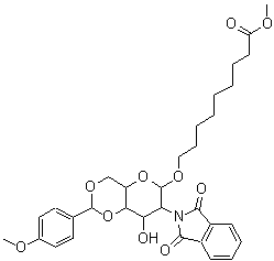 CAS#: 359436-88-7, Methyl 9-{[2-Deoxy-2-(1,3-Dioxo-1,3-Dihydro-2H-Isoindol-2-Yl)-4,6-O-(4-Methoxybenzylidene)Hexopyranosyl]Oxy}Nonanoate