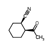 CAS 登录号：35960-41-9， (1R,2S)-2-乙酰基环己烷甲腈