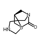 CAS 登录号：360044-48-0， (5S)-2H-螺[1-氮杂双环[3.2.1]辛烷-6,5'-[1,3]恶唑烷]-2-酮