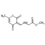 CAS#: 360069-20-1, Methyl N-[(Z)-(6-Methyl-2,4-Dioxo-2H-Pyran-3(4H)-Ylidene)Methyl]Glycinate