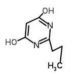 CAS 登录号：3603-18-7， 6-羟基-2-丙基-4(1H)-嘧啶酮