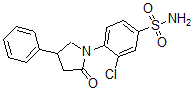CAS#: 36090-38-7, 3-Chloro-4-(2-Oxo-4-Phenylpyrrolidin-1-Yl)Benzenesulfonamide