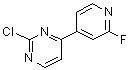 CAS#: 361147-25-3, 2-Chloro-4-(2-Fluoro-4-Pyridinyl)Pyrimidine