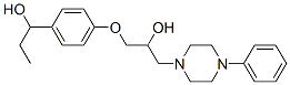 CAS#: 36115-57-8, 1-[4-(1-Hydroxypropyl)Phenoxy]-3-(4-Phenylpiperazin-1-Yl)Propan-2-Ol