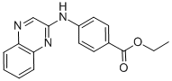 CAS#: 361390-39-8, 4-(2-Quinoxalinylamino)Benzoic Acid Ethyl Ester