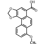 CAS#: 3615-48-3, 8-Methoxyphenanthro[3,4-d][1,3]Dioxole-5-Carboxylic Acid