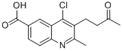 CAS 登录号：36164-39-3， 4-氯-2-甲基-3-(3-氧代丁基)喹啉-6-羧酸