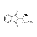 CAS#: 362499-35-2, [1-(1,3-Dioxo-1,3-Dihydro-2H-Inden-2-Ylidene)Ethyl]Cyanamide