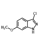 CAS#: 362512-38-7, 3-Chloro-6-Methoxy-1H-Indazole