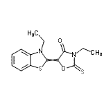 CAS#: 36278-87-2, 3-Ethyl-5-(3-Ethyl-1,3-Benzothiazol-2(3H)-Ylidene)-2-Thioxo-1,3-Oxazolidin-4-One