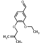 CAS#: 363186-13-4, 3-Ethoxy-4-[(2-Methyl-2-Propen-1-Yl)Oxy]Benzaldehyde