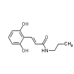 CAS#: 364327-45-7, (2E)-3-(2,6-Dihydroxyphenyl)-N-Propylacrylamide