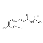 CAS 登录号：364328-19-8， (2E)-3-(2,4-二羟基苯基)-N-异丙基丙烯酰胺