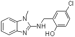 CAS#: 364742-46-1, 4-Chloro-2-{[(1-Methyl-1H-Benzimidazol-2-Yl)Amino]Methyl}Phenol
